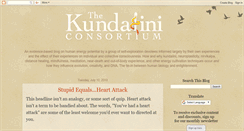 Desktop Screenshot of kundaliniconsortium.org
